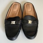 Giani Bernini Womens Pink Dejaa Round Toe Slip On Leather Mules in Black Photo 10