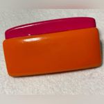 Kate Spade Women's Colorblock Pink & Orange Hard Empty Glasses Case Photo 2