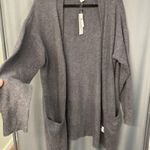 Treasure & Bond  open front cardigan with pockets NWT Medium (b23) Photo 3
