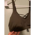 Victoria's Secret Victoria’s Secret Sport Olive Green Criss Cross Sports Bra Size Large NWOT Photo 1
