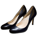 LK Bennett “Shilo” Black Leather Heels – NWT Rare Classic Court Pump Size 37 6.5 Photo 3