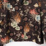 Vtg Connie Roberson Brocade Floral Blazer Jacket Womens Silk Blend Button Size S Black Photo 5