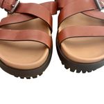 Sam Edelman  Eleanora Brown Buckle Lug Sole Strappy Sandals Size 8.5 NEW No Box Photo 4