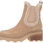 Calvin Klein NEW Anissa Lug Sole Block Heel Cozy Faux Fur Chelsea Winter Boot Photo 6