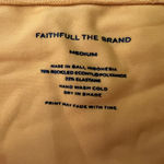 Faithfull the Brand  Dylla High Bikini Bottoms | Sun Yellow Womens Us Size 6 NWT Photo 6