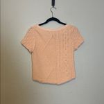 Free People  Baby Cable Tee in Belle Of Georgia Size Medium Photo 7