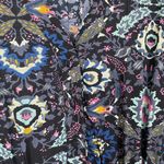 Lucky Brand Cottagecore Floral Long Sleeve Tie Waist Purple Pink Dress XS Photo 4