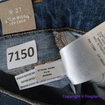 New! Madewelll Slim Wide-Leg Jeans in Crownridge Wash: Raw-Hem Edition,‎ size 27 Photo 16