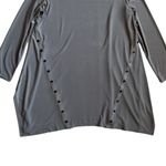 Sun Kim Gray Tunic/Dress Button Details Black Size XS Photo 3