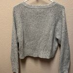EXPRESS Sparkly Holiday Cropped Sweater Photo 2