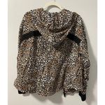 Free People FP Movement Printed Run Wild Jacket in Leopard S Leopard Animal EUC Photo 9