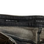 Talbots  NWT size 12 Slim ankle jeans black raw hem Photo 1