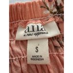 ANA Milkmaid Top Womens Small Orange Floral Crop Boho Festival Babydoll New Photo 4