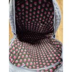 Vera Bradley Essential Backpack Bag Carbon Gray Microfiber Quilted Standard Size Photo 5