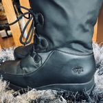 Totes Cathy waterproof all weather faux fur lined lace up rain/snow winter boots Black Size 11 Photo 0