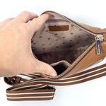 Kate Spade  Rosie Small Crossbody Purse Warm Gingerbread Leather wkr00630 Photo 2