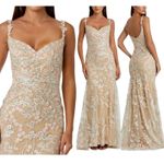 Mac Duggal 67492 Floral Embroidered Corset Bodice Gown Sz 20 New w/ Tag $798 SOO Photo 2