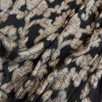 Free People  Size S Charlie Bustier Maxi Dress Black Gold Metallic Whimsigoth Photo 5