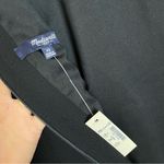 Madewell Dress NWT Fit and Flare Black Pintuck Detail Skirt Sleeveless 12 Crepe Photo 11