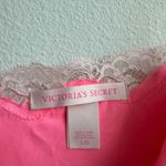 Victoria's Secret Victoria’s Secret hot pink Fuschia lace sequin detail slip dress size Large Photo 5