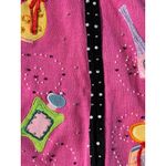 Jack B Quick 90s Pink Perfume Knit Cardigan size Medium Photo 7