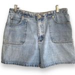 L.A. Blues Vintage Jean Shorts Baggy High Waisted Mom Style Medium Lightwash Denim Photo 2