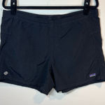 Patagonia Nylon 5" Shorts Black Pull On Unlined Drawstring Outdoor Womens Medium Photo 0