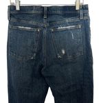 Abercrombie & Fitch Distressed Raw Hem High Rise Mom Jeans Blue Womens Size 29 Photo 7