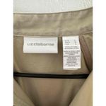 Liz Claiborne Beige Field Jacket with Drawstring Waist - Unisex Medium Outdoors Photo 3