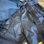 Deep or Shallow Black Skirt Skort Shorts Bow Tie Faux Button Whimsygoth Punk Size M Photo 10