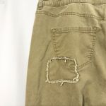 Lane Bryant  Plus Size 20 Jeans Olive‎ Green Patchwork Distressed Skinny 105 Photo 10