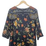 Desigual NWT Boho Floral Straight Dress Black Orange Yellow Size 38 EU| 4 US NEW Photo 6