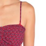 Free People  Across the Sea Strapless Removable Straps Patch Tunic Womens L NWT Photo 1