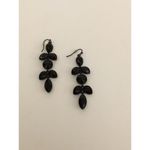Guess  Black-Tone Jet Stone Drop Earrings Sz OS Photo 4
