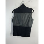 Charlotte Russe Womans Medium Black Zip Up Vest Photo 1