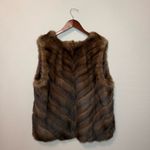 Flier Furs Beverly Hills Custom Russian Sable Gilet/Vest Women’s Size M Brown Size M Photo 2