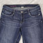 Arizona  Jeans Womens Juniors 11 Curvy Skinny Mid Rise Dark Wash Stretch Denim Photo 2