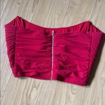 Oh Polly  Red Crop Corset Photo 1
