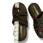 Skechers Y2K 90’s Vintage  Jammers Chunky Brown Leather Sandals Women's Sz 8 Photo 4