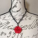 Red Rose Gun Metal Gothic New Photo 7
