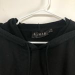 Rehab  Black Alt Emo Cropped Hoodie Size Small O Rings Sweatshirt Alt Goth Grunge Photo 7