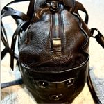 JOY GRYSON Nyla Black Pebbled Leather Satchel Crossbody 💛 Photo 8