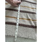 Mason & Belle  Ellie Textured Striped Sweater Cream, Brown, Yellow Size XL Photo 9