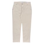 Loft NWT The Girlfriend Mid Rise Utility Jeans Off White Cream Sz 27 / 4 Petite Photo 1