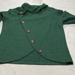 3/20 sale Unbranded light faux wrap knit sweater size large Green Photo 0