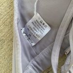 Aurola Grey White Workout Sports Bra, Size Medium Gray Photo 2