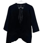 Torrid Women's Size 3 Black Open Front Blazer w/ Four Buttons & 3/4 Sleeves Photo 0