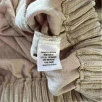 HYFVE  Cropped Corduroy Hooded Jacket Zipper Front Light Tan Beige Medium Photo 2