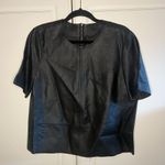 Truth and Pride 100% Leather T shirt Black Size L Photo 0