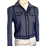 Anne Klein  Womens Blazer Jacket Sz Medium Career Chic Business Preppy Retro Y2K Photo 2